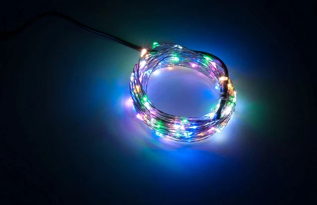 USB Plug in LED Fairy Lights Waterproof String Lights for Bedroom Patio Garden