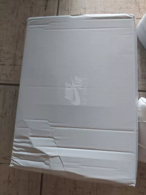 Scarpe Nike Air Force 1 Low '07 da Uomo in vera pelle colore bianco n 44