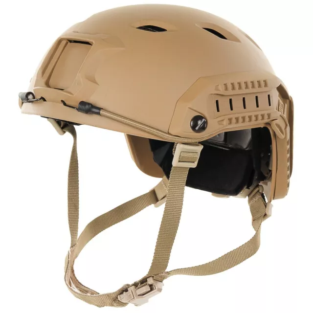 US MICH TC2001 Army Helmet Helm FAST with Rails Coyote