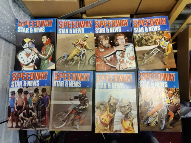 Speedway Star Magazine 1972 Complete (53 issues) Collectible Vintage