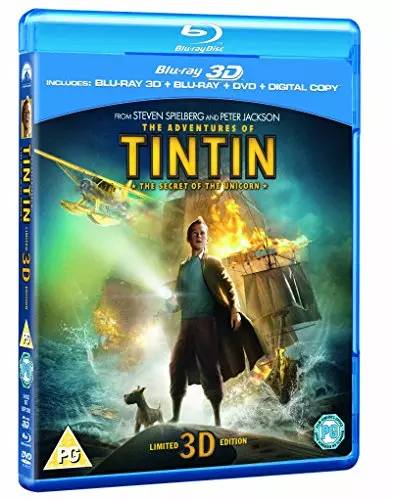 The Adventures of Tintin: The Secret Of The Unicorn DVD Action & Adventure (2012