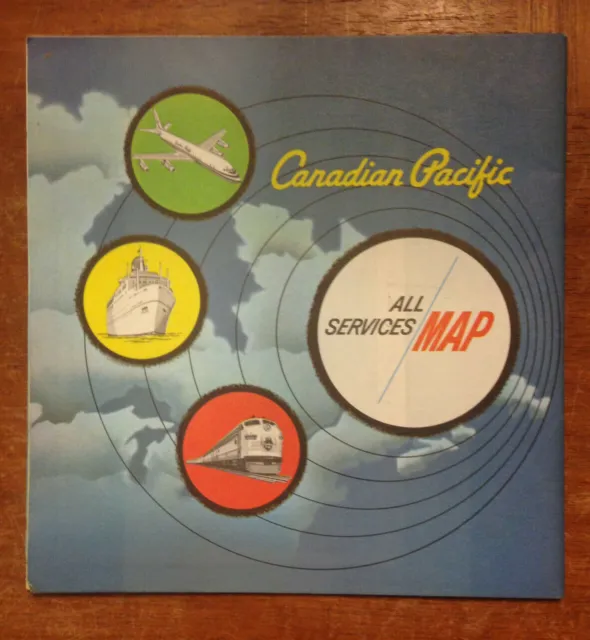 1967 Canadian Pacific Railway All Services Map