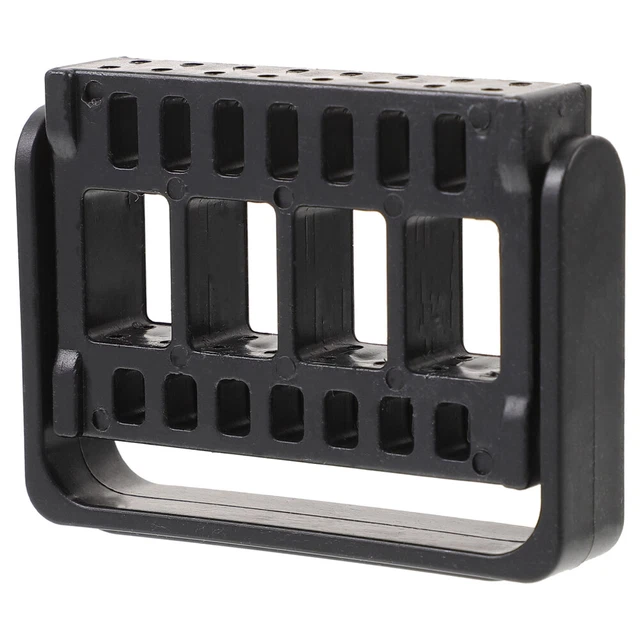 16 orificios brocas de molienda de uñas organizador brocas soporte uñas