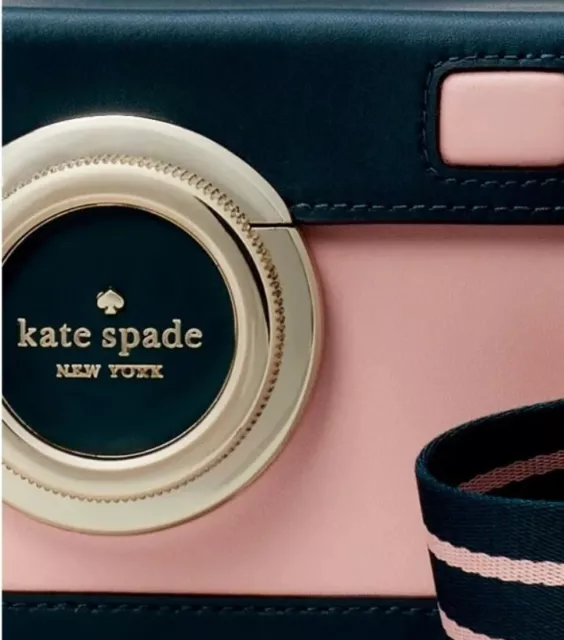 NWT Kate Spade OH SNAP Green & PInk Colorblock 3D Camera Bag 2