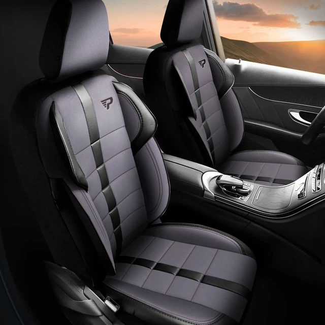 Protection Siège Hyundai Tucson Housses Siège Voiture Cuir PU Pour Hyundai Tucson 2021-2024 - 9 Pièces Noir/Bleu Housses Sièges Tucson 2021 2024