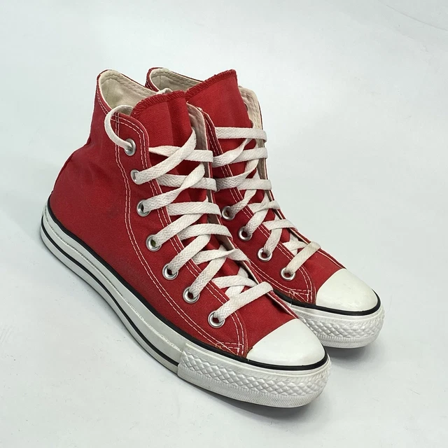 Converse Chuck Taylor All Star High Top Shoes Red Men Size 4 Women Size 6 (A1)