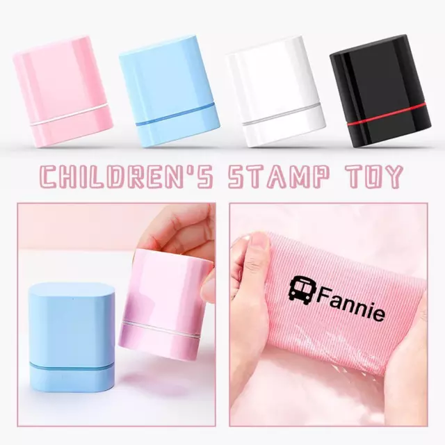 SELF INKING CLOTHES Labelling Custom Personalised Name Stamp for ...
