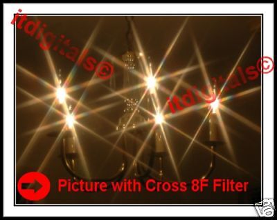 67 mm Vari-Cross 8F Filtro de lente 8PT doble estrella efectos de luz variocross pantalla