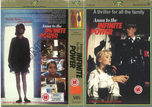 Vtc Label ANNA TO THE Infinite Power (1) / Uk Promo Pre-Cert Video Sleeve/ Vtc ...