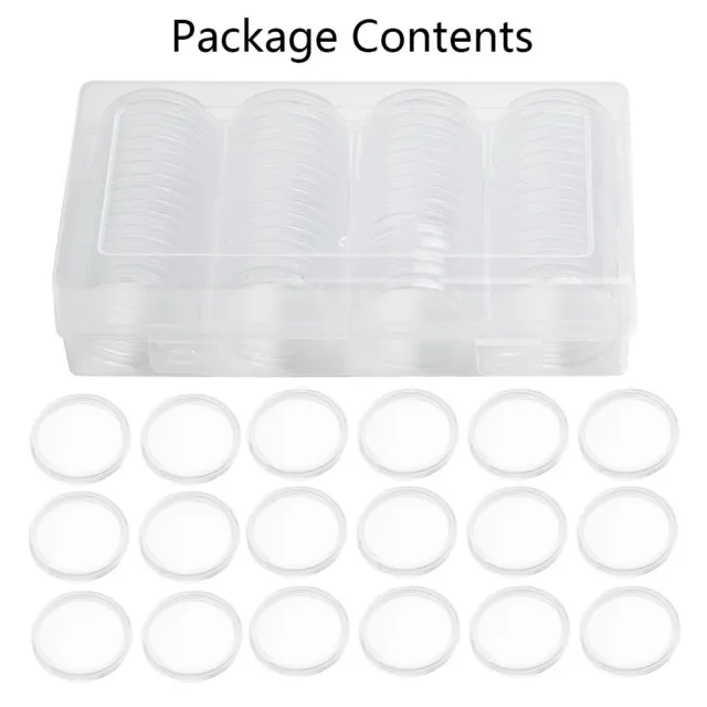 Empty Clear Panda Coin Storage Container Collection Capsule Plastic Organizer