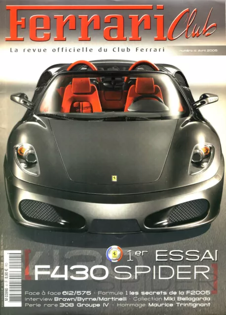 Lot de 3 revues magazines Ferrari Club No 4 / No 9 / No 15