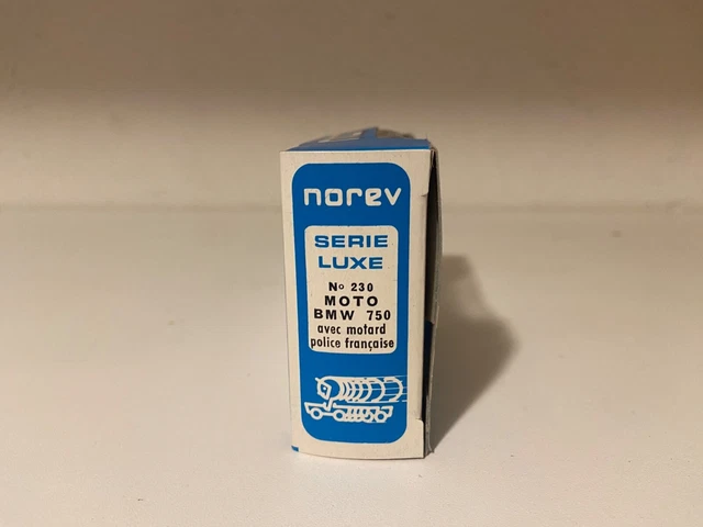 Norev Plastique Ancienne Moto Bmw 750 Police N° 239-Idem Minialuxe/Gégé/Cofalu 2