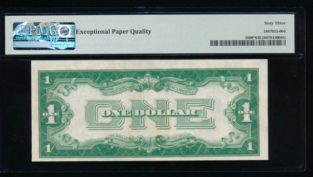 AC 1928 $1 Silver Certificate *star* PMG 63 EPQ Fr 1600 2