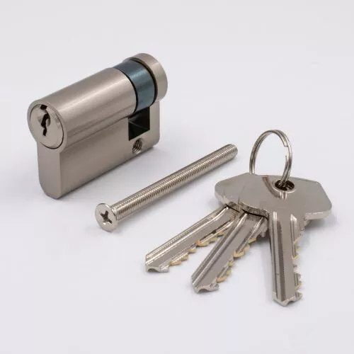 30/10 40mm Security Garage Door Euro Cylinder Lock Barrel Anti Snap Hormann Half