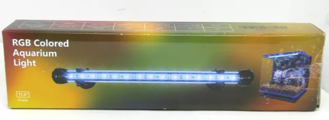 RGB LED Light for Aquarium Fish Tank, Water-Safe Tube with Remote Control.