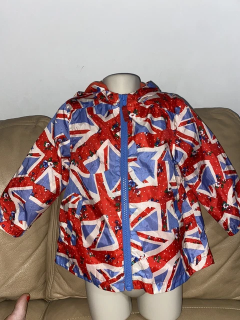 next baby girl hooded rain jacket / coat age 1.5-2 years 18-24 month