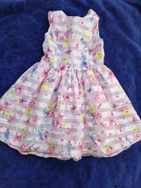 ragazze 6-7 anni carino abito floreale ballo festa compleanno vestiti giorno dopo