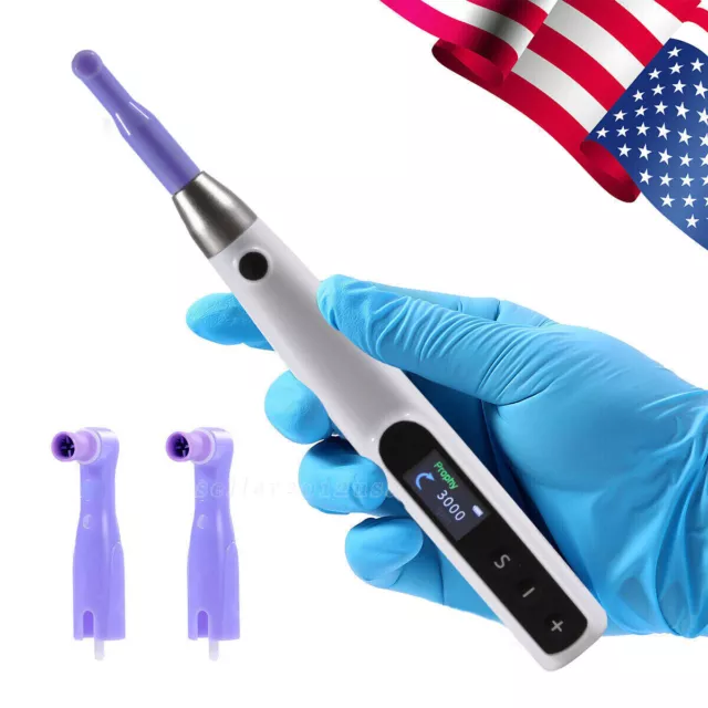 Dental Cordless Electric Hygiene Prophy Handpiece 360° Swivel+2 Prophy Angles