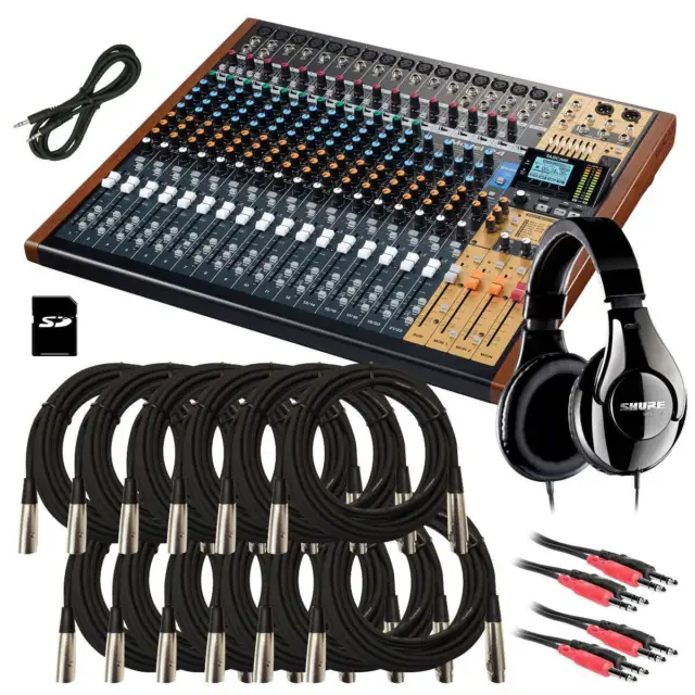 Tascam Model 24 Multi-Track Live Recording Console STUDIO KIT