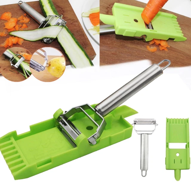 COOKAROOS PEELER PRO, 2024 Best Julienne Peeler Vegetable Peeler, Fruit