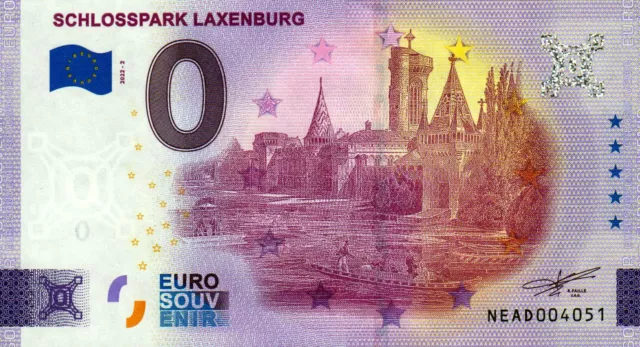 Null Euro Schein - 0 Euro Schein - Österreich - Schlosspark Laxenburg 2022-2