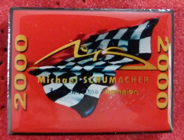 Pin's F1 Formula One Ferrari 2000 World Champion Michael Schumacher