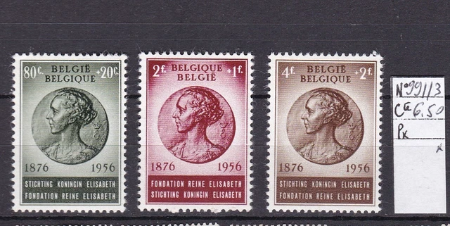 Belgique N°991/993-N*Tb-Voir Scan-B424