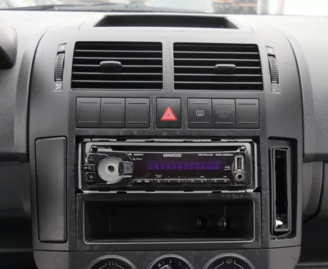 VW POLO 9N console centrale revêtement autour radio noir 6Q0858069N 152845  EUR 69,99 - PicClick FR
