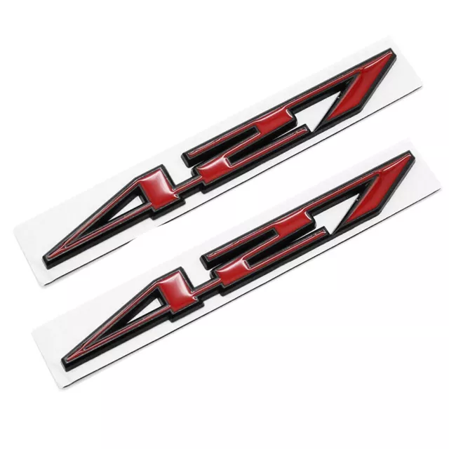 2Pcs 427 Emblem Sticker Badge Decal For Chevy Corvette ZR1 Z06-C6 CI