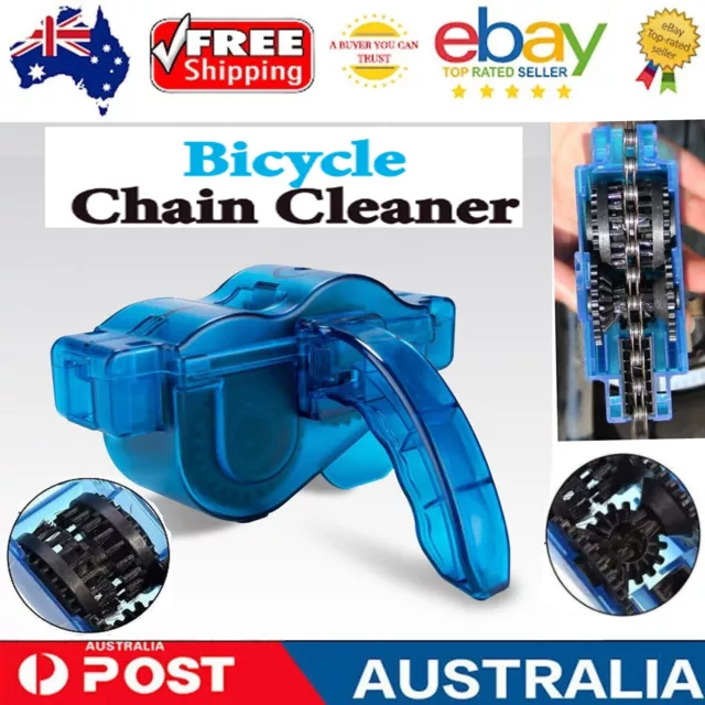 Bicycle Chain Cleaner Bike Wash Tool Cycling Scrubber Wheel Cleaning Brushes New