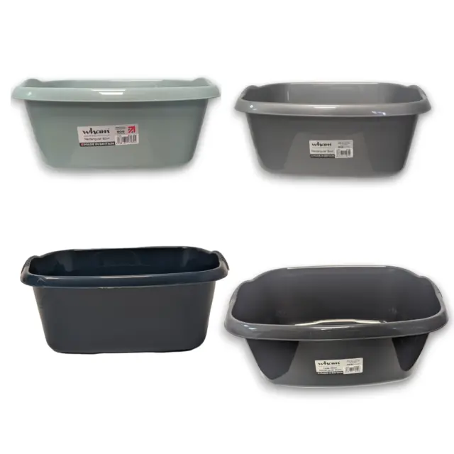 39cm Wham Large Plastic Washing Up Sink Bowl Strong Durable Caravan Basin Tub