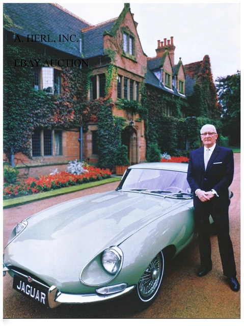 Jaguar E Type Jaguar Xk E And Jaguar Founder William Lyons 1969 Photo 