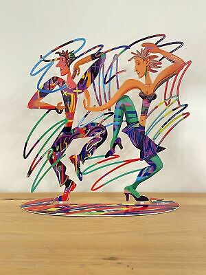 Escultura de metal pop art de David Gerstein "Dancers Twisters"