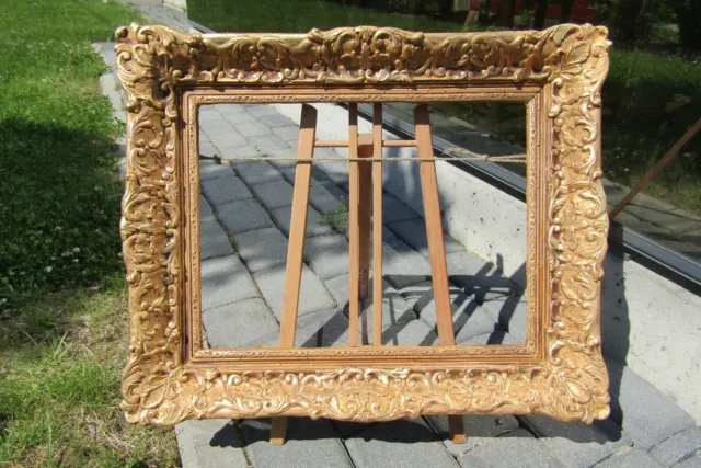 Baroque Rococo  Deep Core Gilded Ornate Frame  Barbizon  Victorian For Painting 2