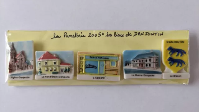 Série complète fèves la paneterie 2005 les lieux de DANJOUTIN