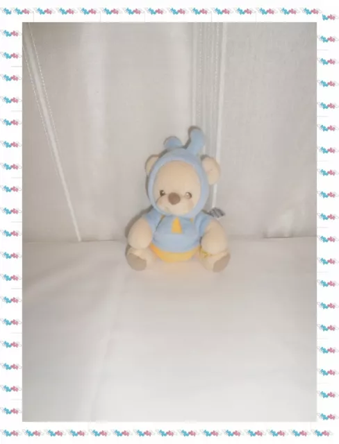 ♣ - Doudou Peluche Ours en Abeille/Papillon Fisher Price Nature Bearries 17 cm