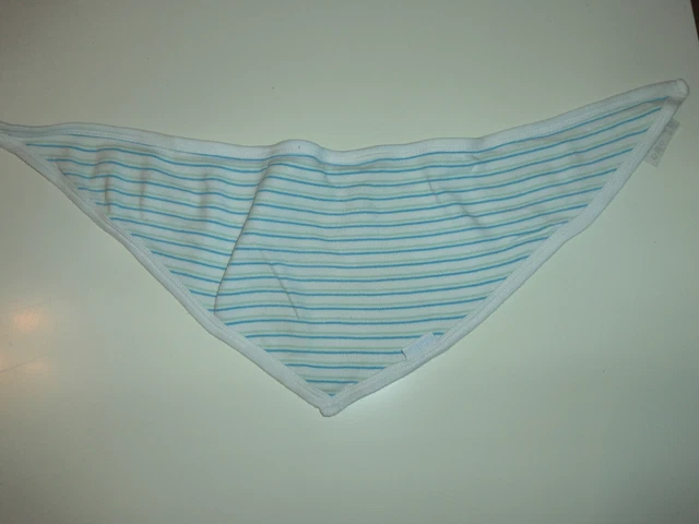Dreieckstuch gestreift in weiß/grün/blau zum Binden ONE SIZE