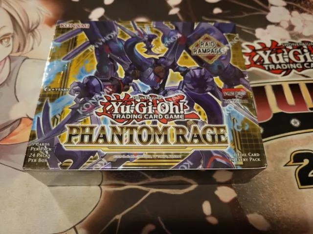 Yu-Gi-Oh! 1st Edition Phantom Rage Booster Box - Sealed