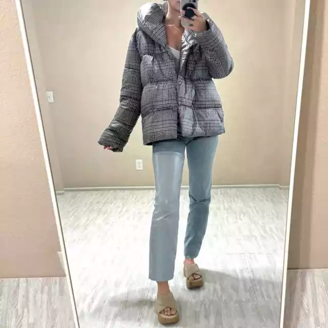 Jason Wu Plaid Puffer Coat