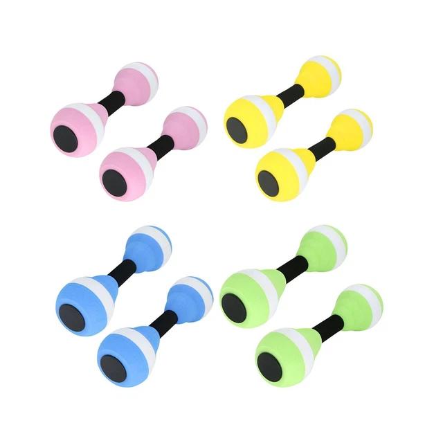 Haltères Aquatiques En Mousse EVA - Pour Aquagym, Fitness En Piscine - Couleurs Assorties - Flottables - 14