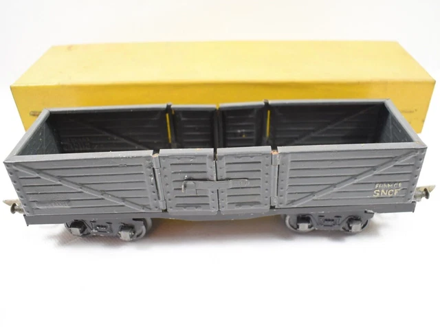 Wagon tombereau a essieux livrée marron SNCF JOUEF-HORNBY JOU-HJ5700