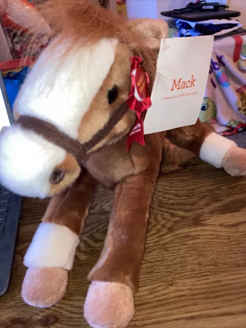 WELLS FARGO Legendary Pony Horse Plush, 14"  MACK 2012  w/ Tag  (#2)