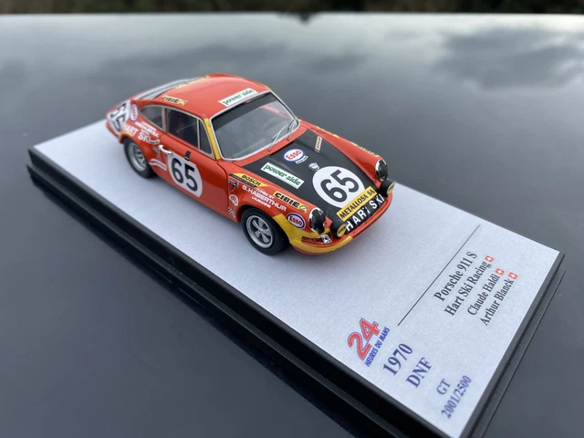 Modèle Réduit 1/43 Porsche 911 Le Mans 1968 N°44 Ballot-Lena/Chasseuil - Trofeu/Spark - Neuf