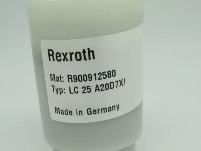 Rexroth R900912580 Logic Cartridge Valve LC 25 A20D7X/ NEW