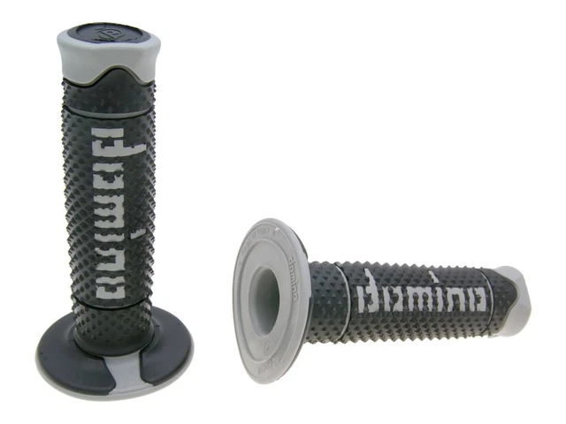 Domino ON ROAD RACING GRIPS A450 – Lenkergriffe Schwarz/grau, Für Motorrad & Roller