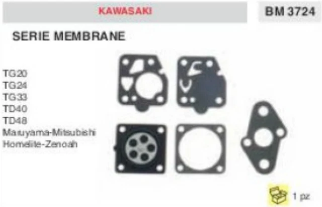 Kit Guarnizioni Carburatore Per Decespugliatori TG/TD Series - 2 Set - Foto 7