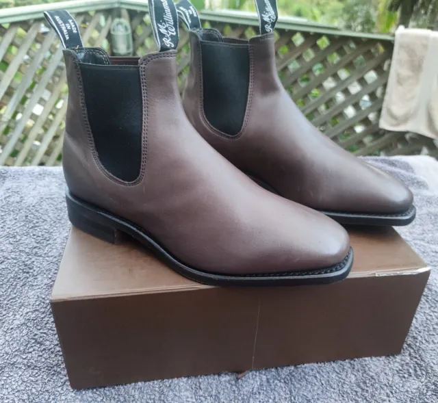 RM Williams Moulton *RARE* Comfort Craftsman Mens 7.5US 6.5G 40EU Leather Boots.