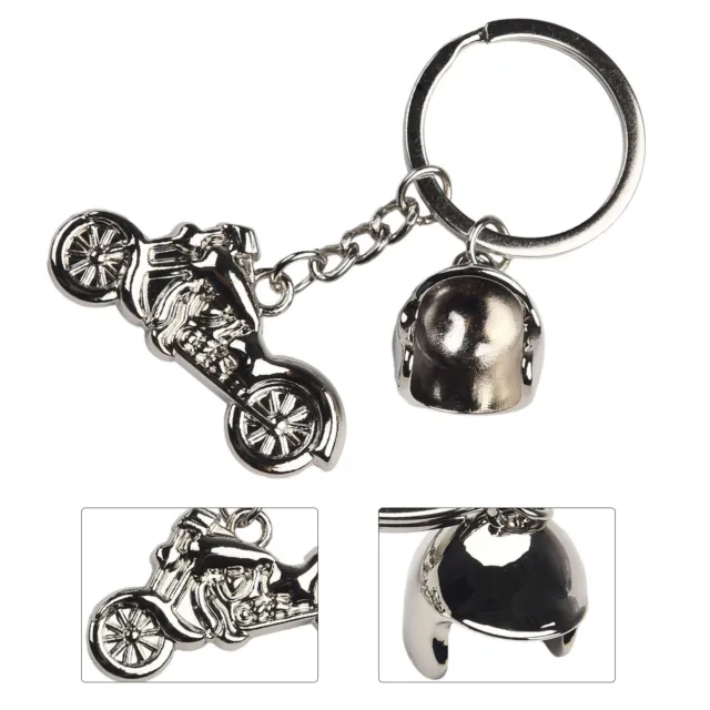 Acheter Porte-clés en forme de casque de moto, modèle de casque, porte-clés  de voiture en métal