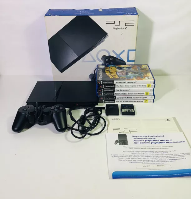 PlayStation 2 Slim Console  Bundle Tested Working - Region PAL - Free Postage
