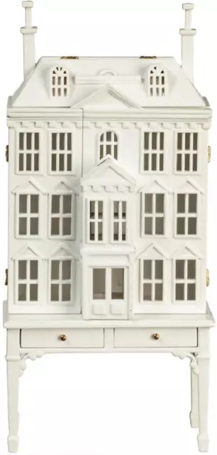 Pickering Manor Dollhouse for a Dolls House JBM White Miniature Furniture 1:12